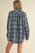 Trendy Women's Flannel Shirt - Image 5