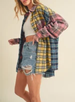 Trendy Women's Flannel Shirt - Image 4