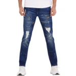 Men's Casual Wear Ripped Jeans - Image 2