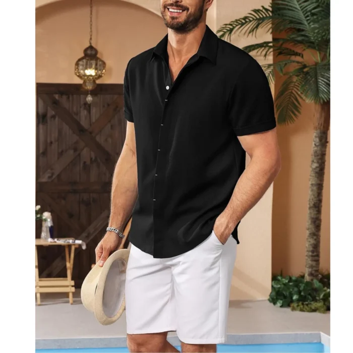 Men's Linen Beach Shirts - Image 4
