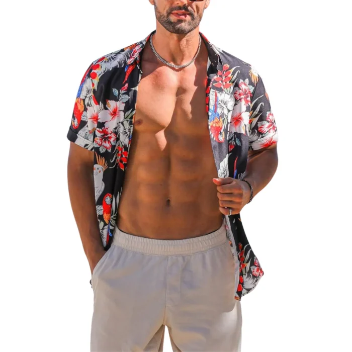 Men's Linen Beach Shirts - Image 2