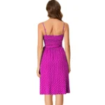 100% Cotton A-Line Spaghetti Strap Solid Woven Design - Image 3
