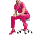 Women's Medical Scrub Set with Pockets